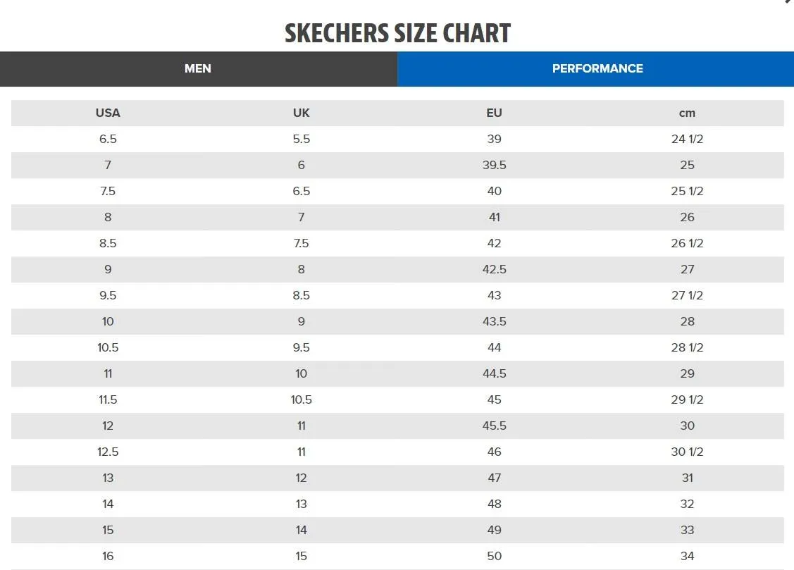 Skechers (GAR232205) Mens Sports Arch Fit in UK 6 to 12