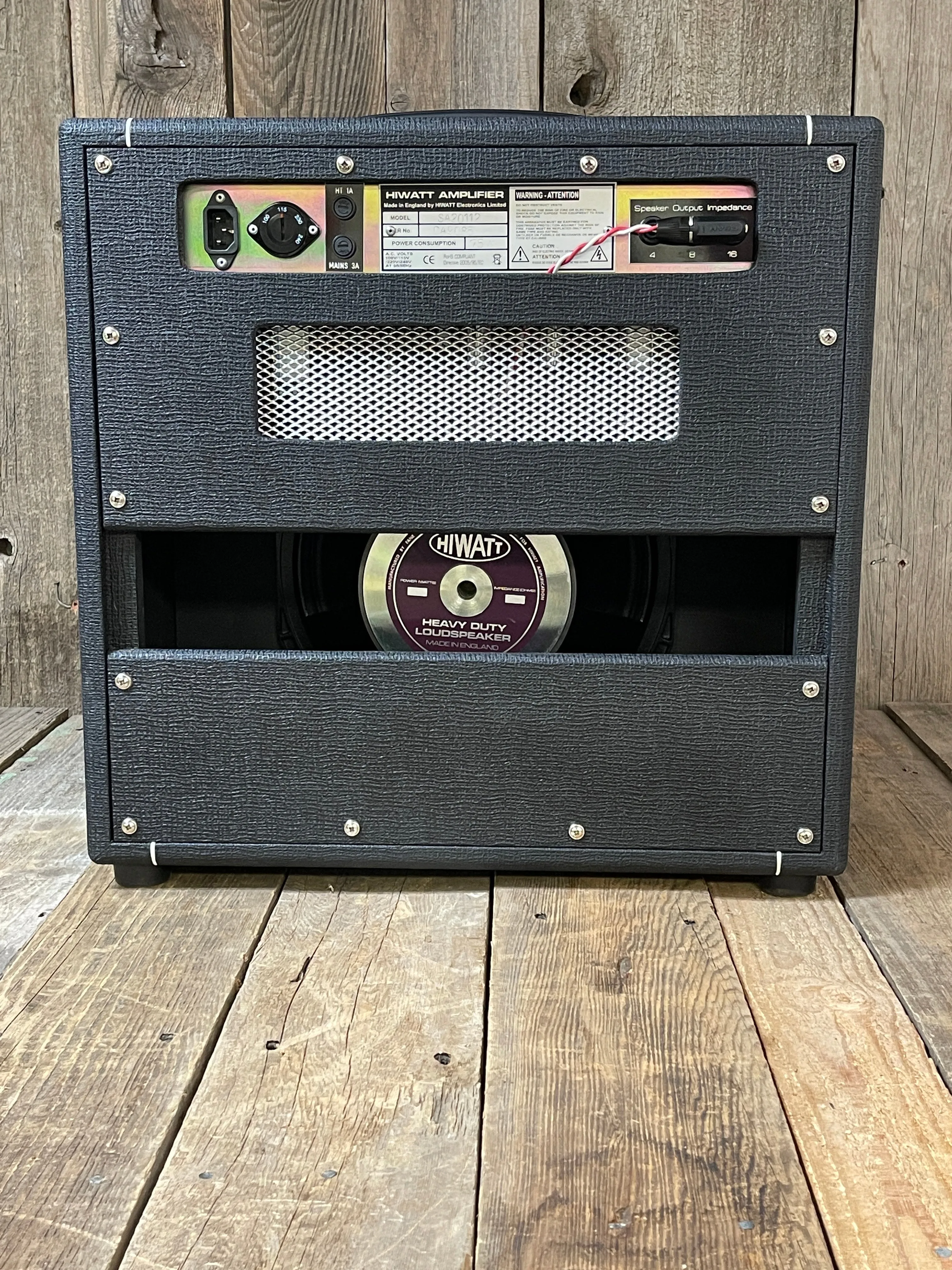 SOLD - Hiwatt Custom 20 SA20112 hand wired tube guitar amp