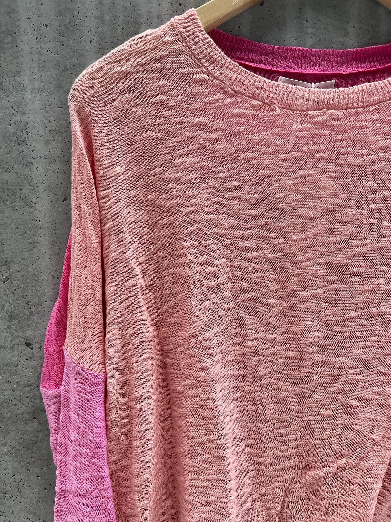 Stitch Drop High Tide Sweater Peach Nectar