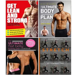 Stretch, Get Lean And Strong, Body Transformation Plan, Ultimate Flat Belly 4 Books