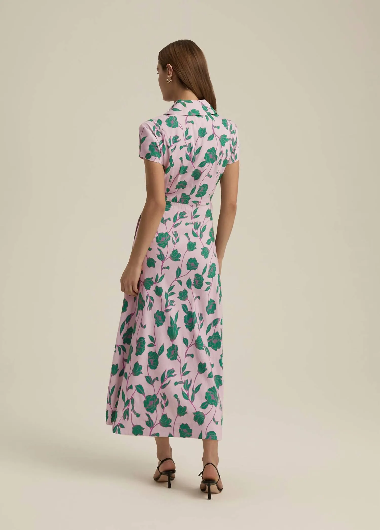 Sunday Best Dress In Wisteria Field Floral