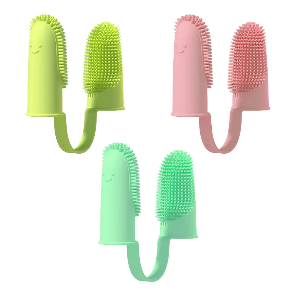 Super Soft Double Finger Tooth Brush