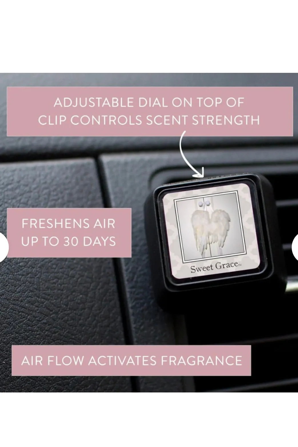 Sweet Grace Auto Vent Clip