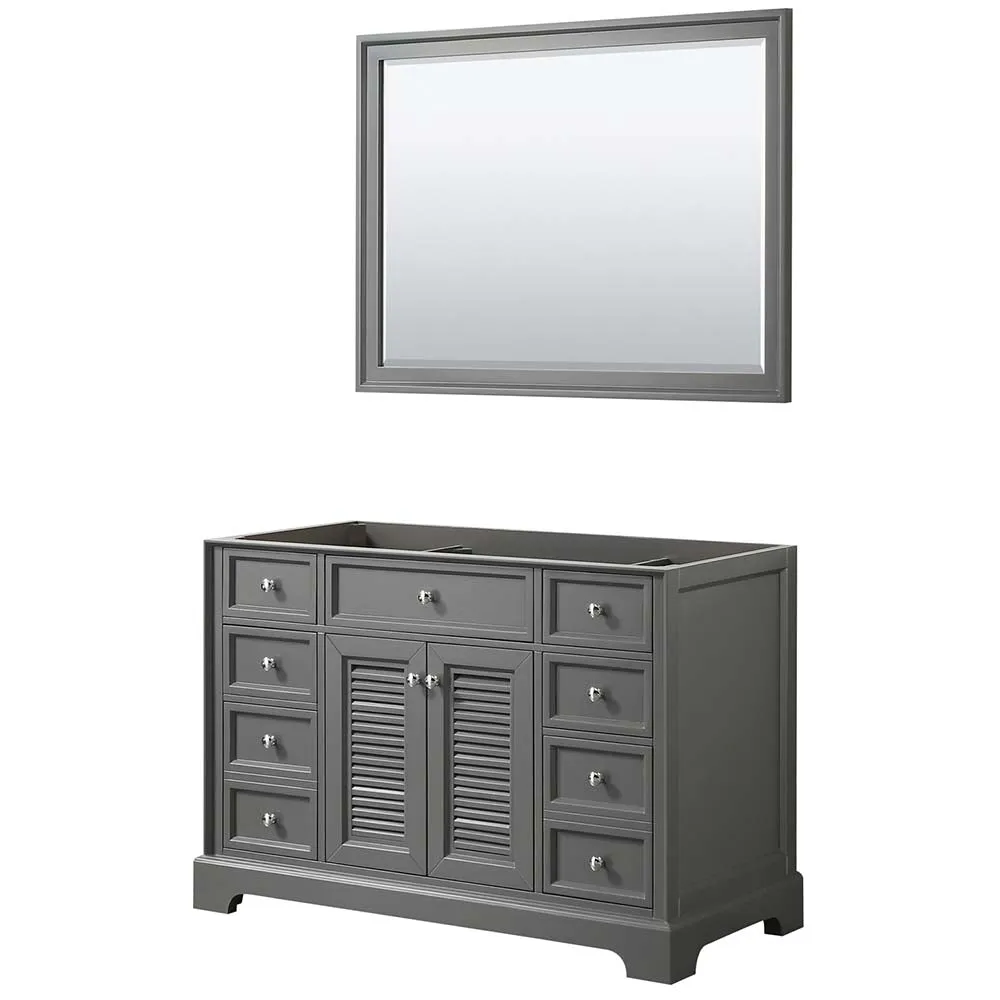 Tamara 48 Inch Single Bathroom Vanity in Dark Gray