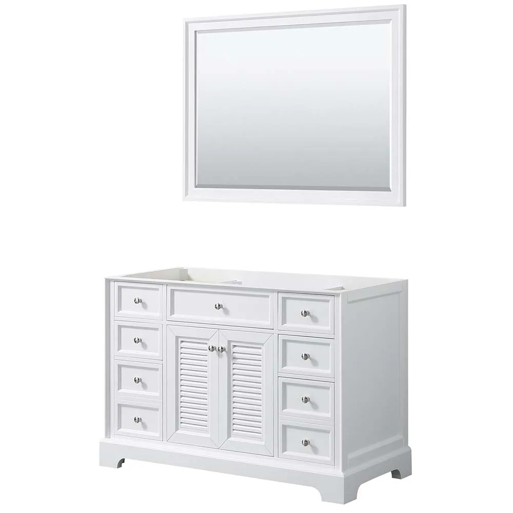 Tamara 48 Inch Single Bathroom Vanity in White