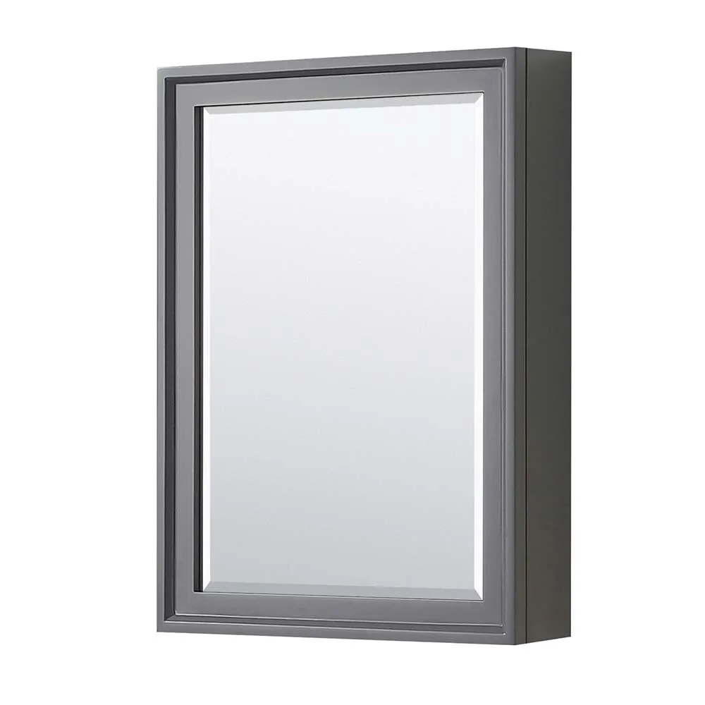 Tamara 60 Inch Double Bathroom Vanity in Dark Gray