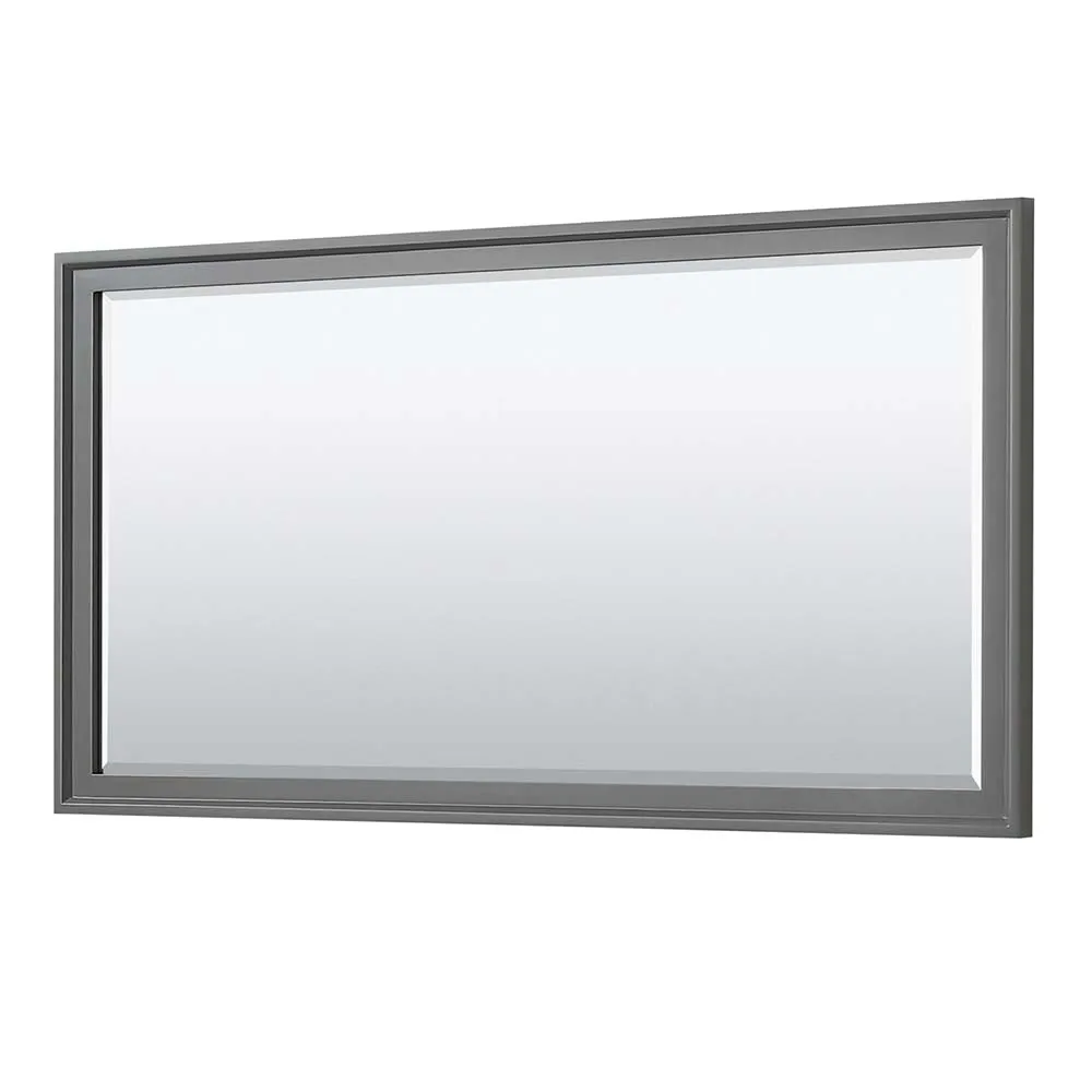 Tamara 80 Inch Double Bathroom Vanity in Dark Gray