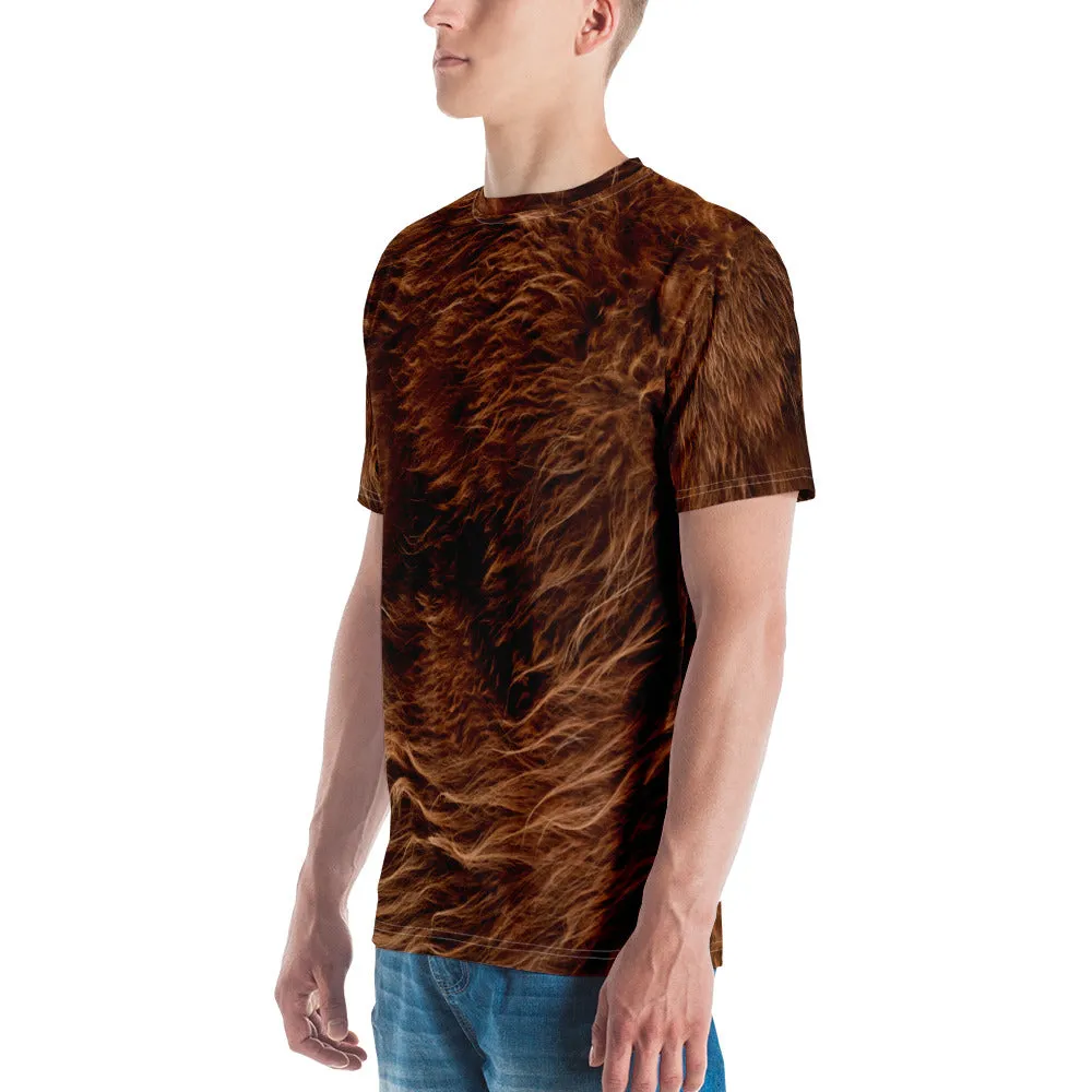 The All-In Men's Bigfoot T-Shirt (Dark Brown)