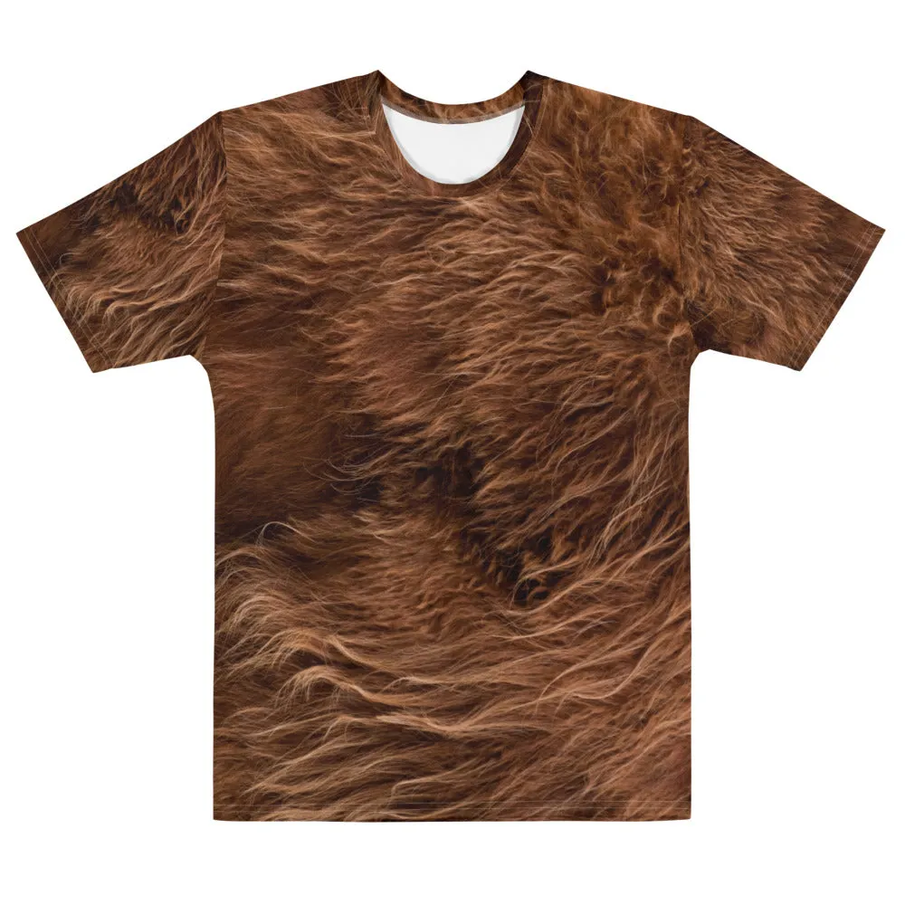The All-In Men's Bigfoot T-Shirt (Dark Brown)