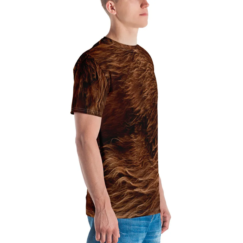 The All-In Men's Bigfoot T-Shirt (Dark Brown)