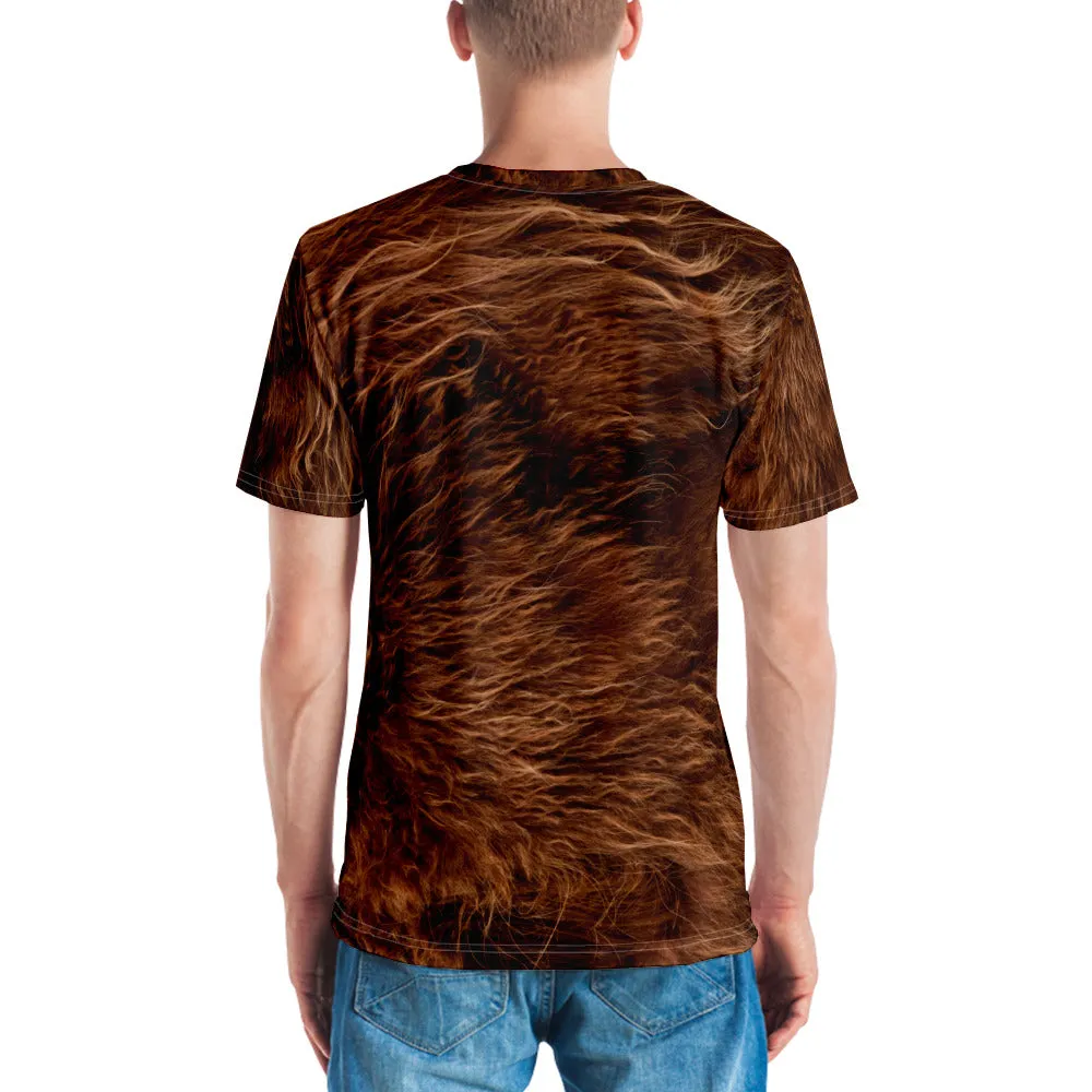 The All-In Men's Bigfoot T-Shirt (Dark Brown)