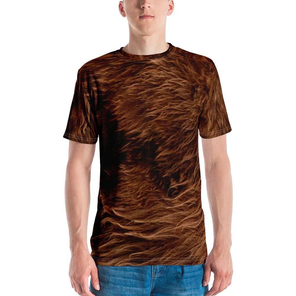 The All-In Men's Bigfoot T-Shirt (Dark Brown)