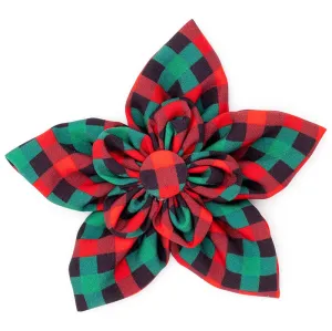 The Worthy Dog Flower Multicolored Holiday Check