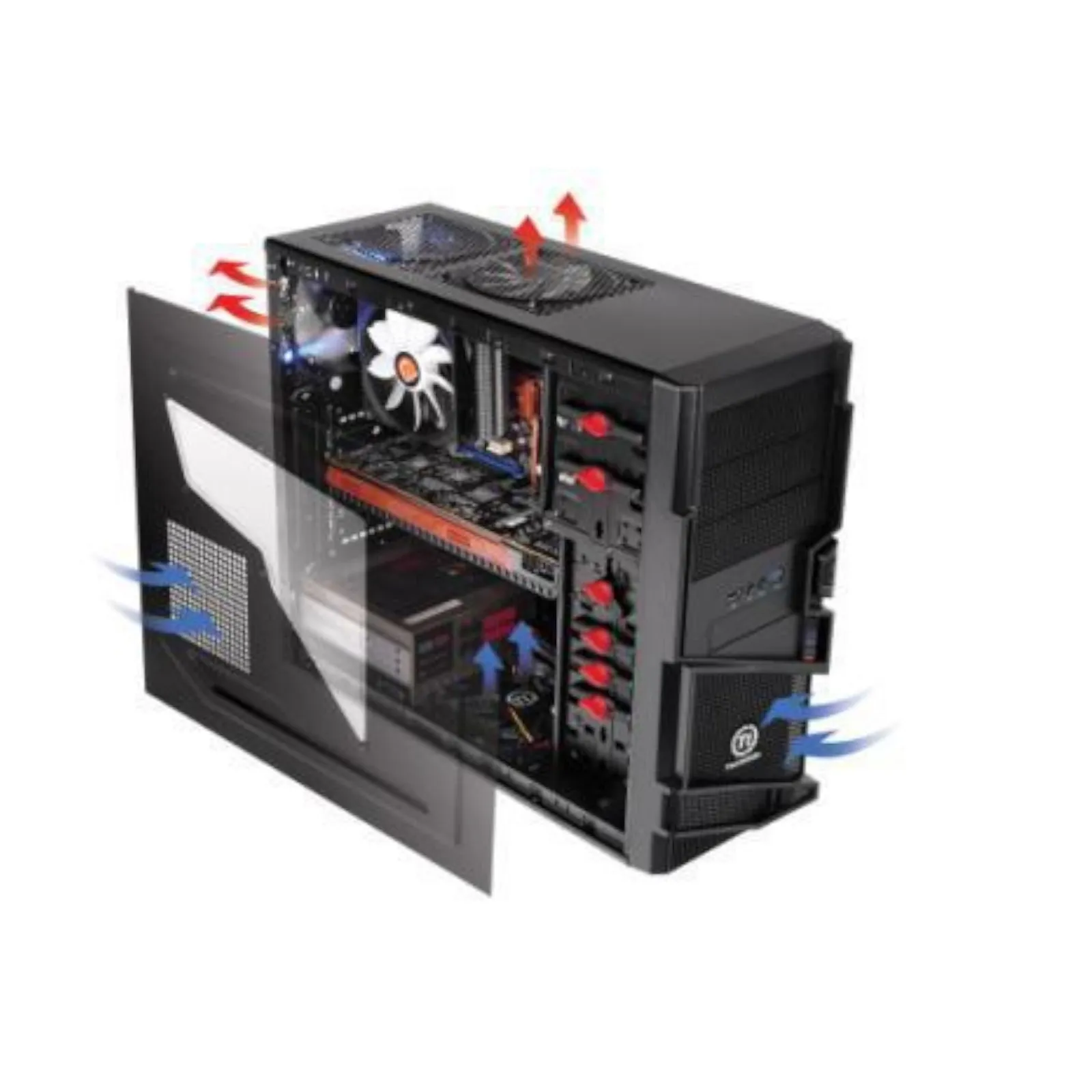 Thermaltake Vn445 A1 W2 N Commander Vn445 A1 W2 N Midi/Tower Con Fuente De 450 W