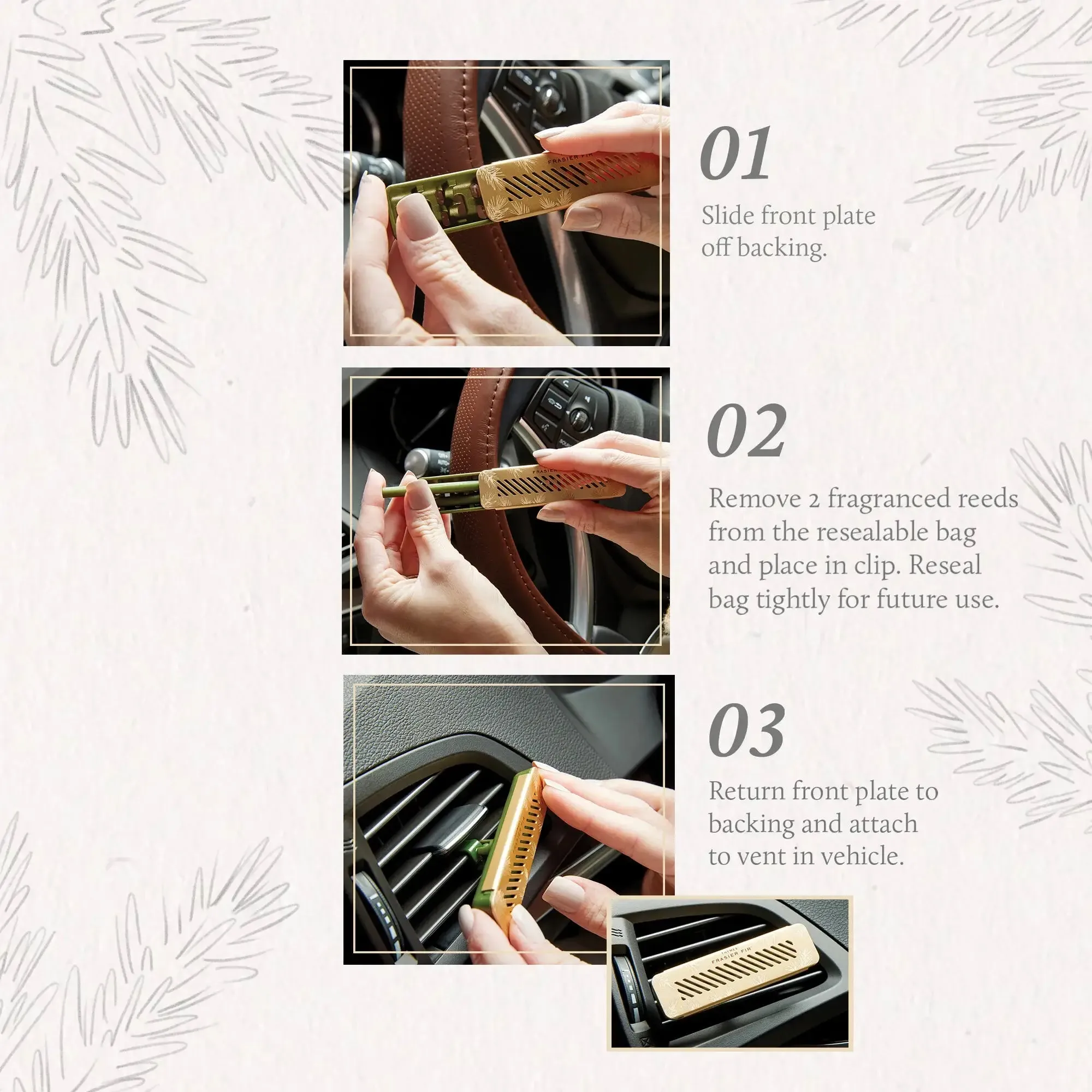 Thymes Limited Frasier Fir Car Diffuser