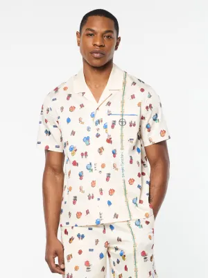 Tosca Cabana Shirt- Gardenia