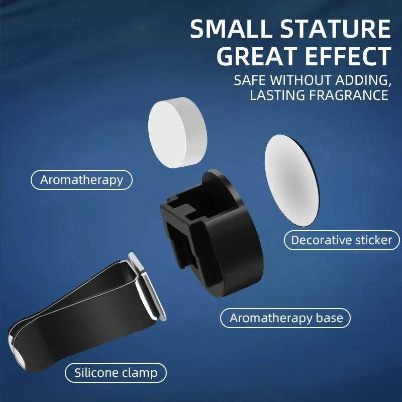 Universal Car Fragrance Vent Clip – Circular Air Diffuser for Fresh Scent