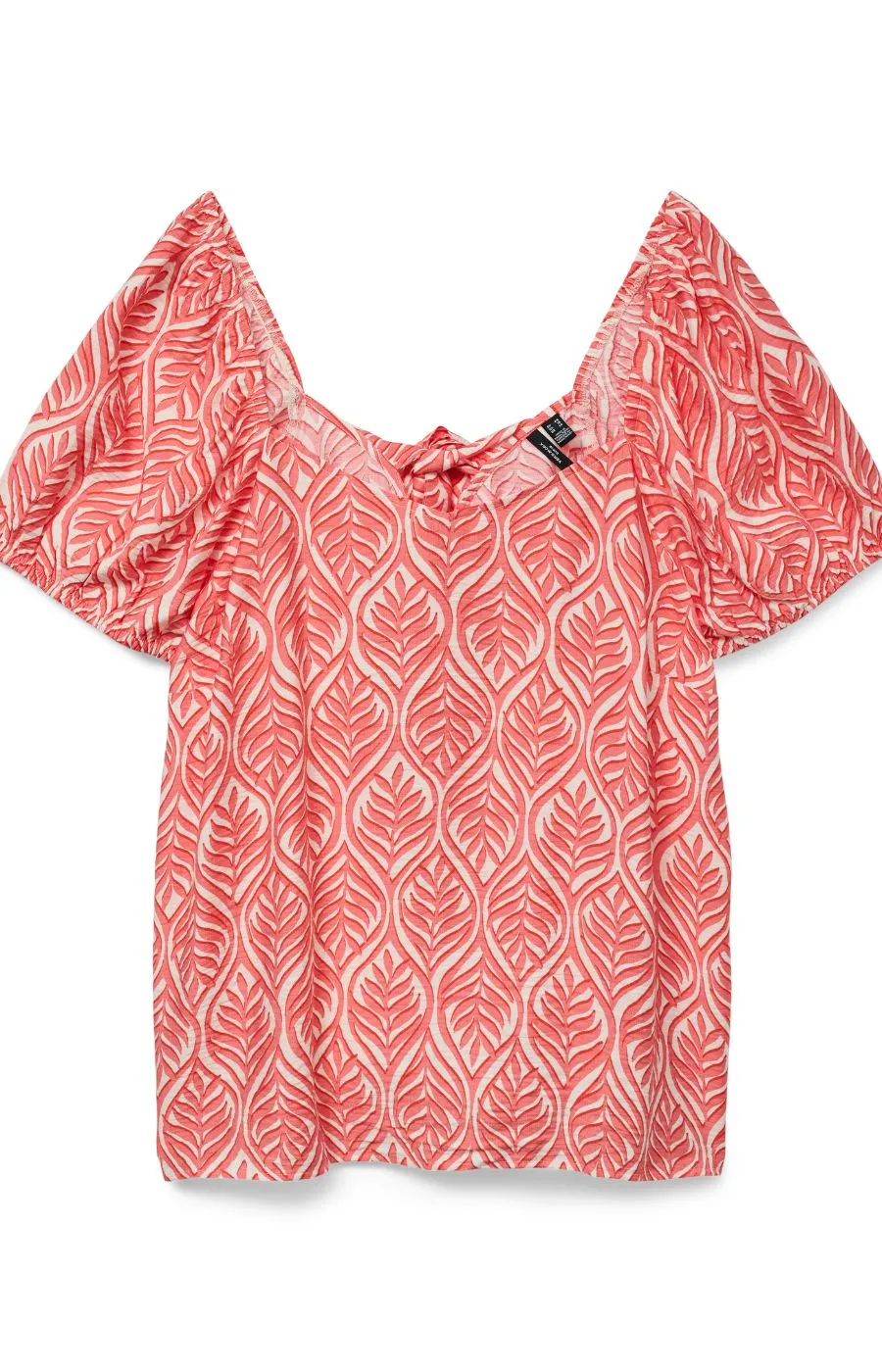 Vero Moda Curve Dana Top in Coral