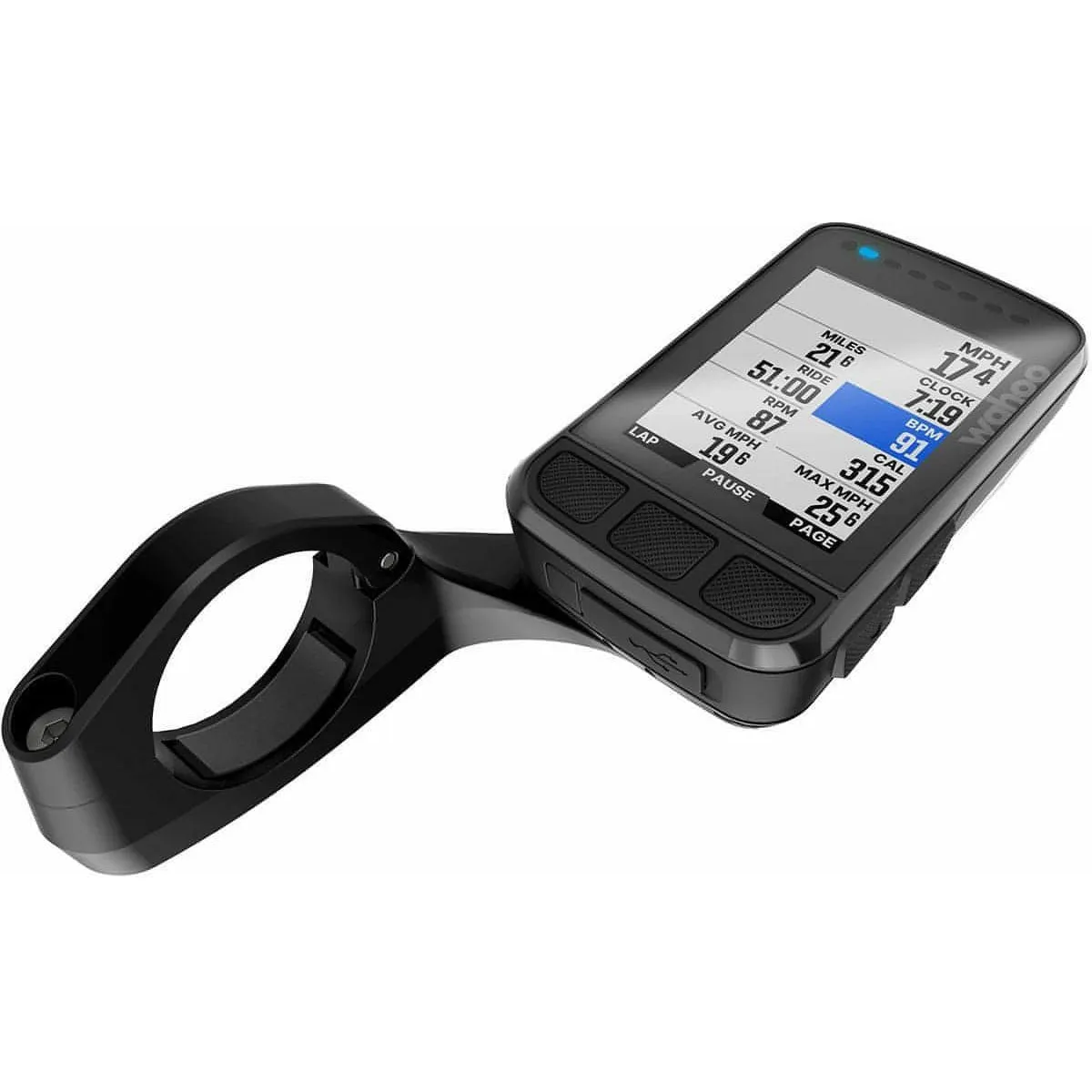 Wahoo ELEMNT BOLT  V2 GPS Cycling Computer Bundle - Black
