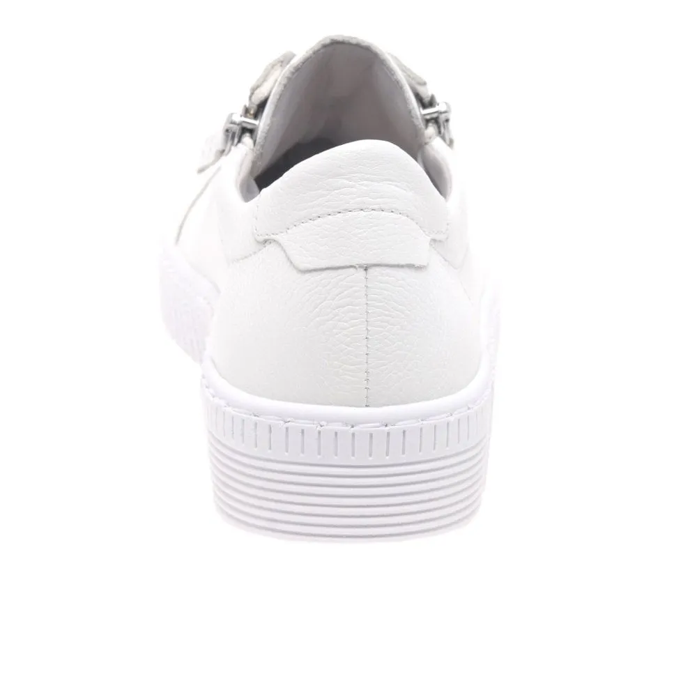 Wisdom White Lace Ups