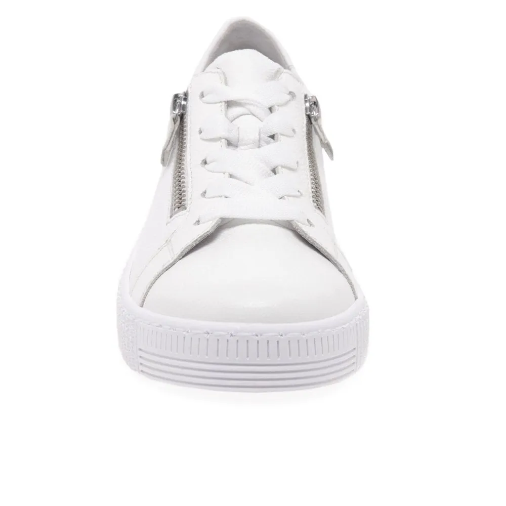 Wisdom White Lace Ups