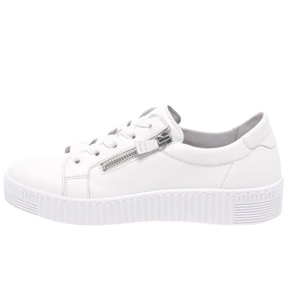 Wisdom White Lace Ups