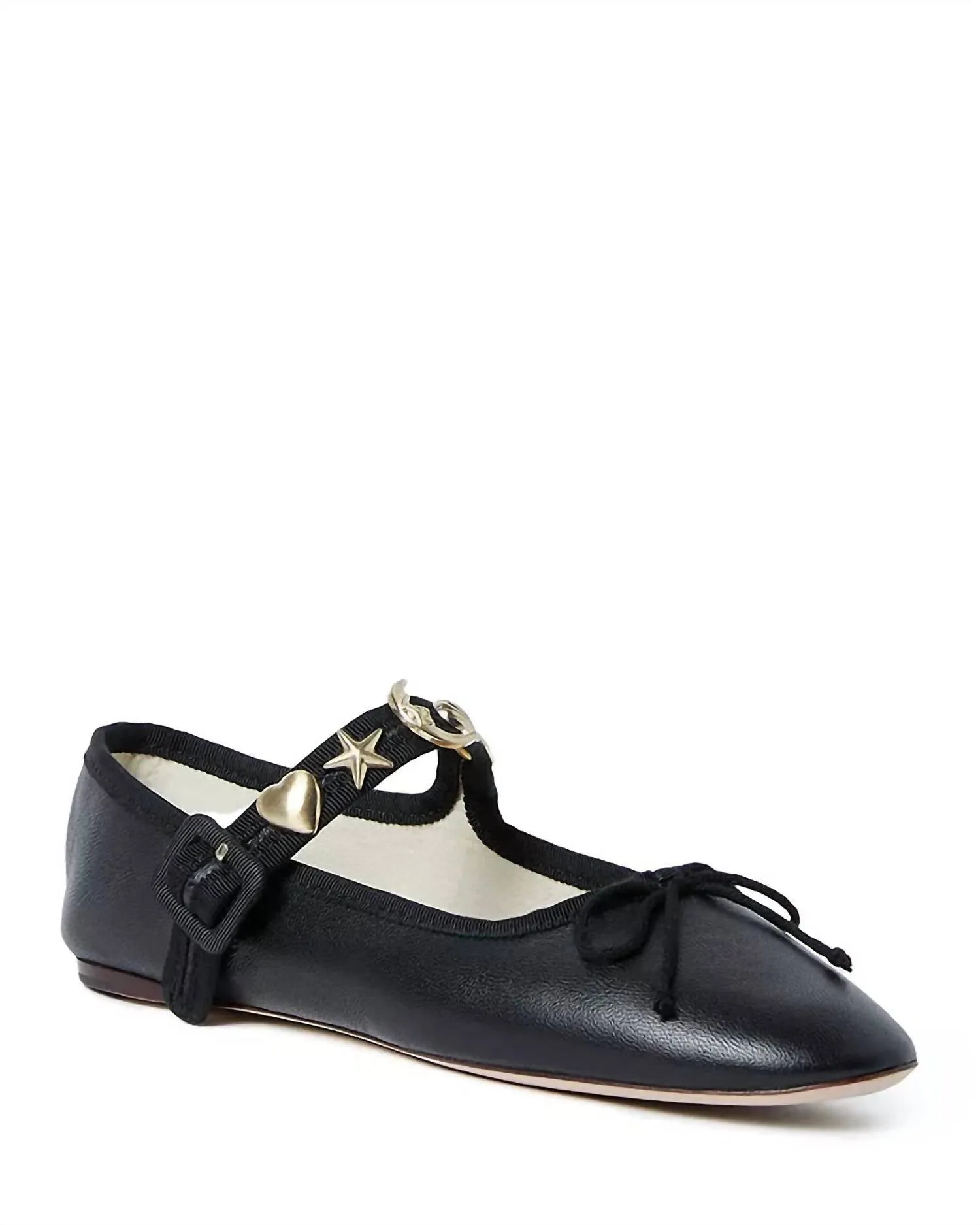 Women Chiara Mary Jane Flats In Black