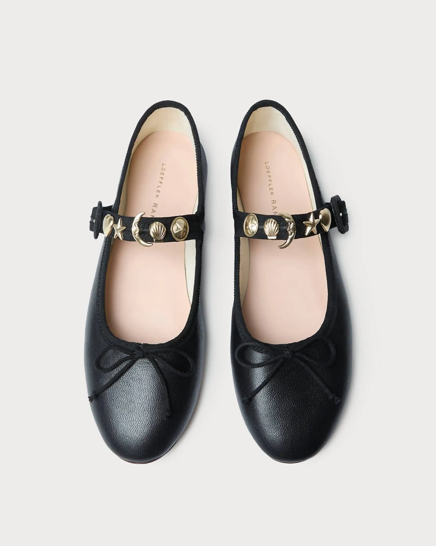 Women Chiara Mary Jane Flats In Black
