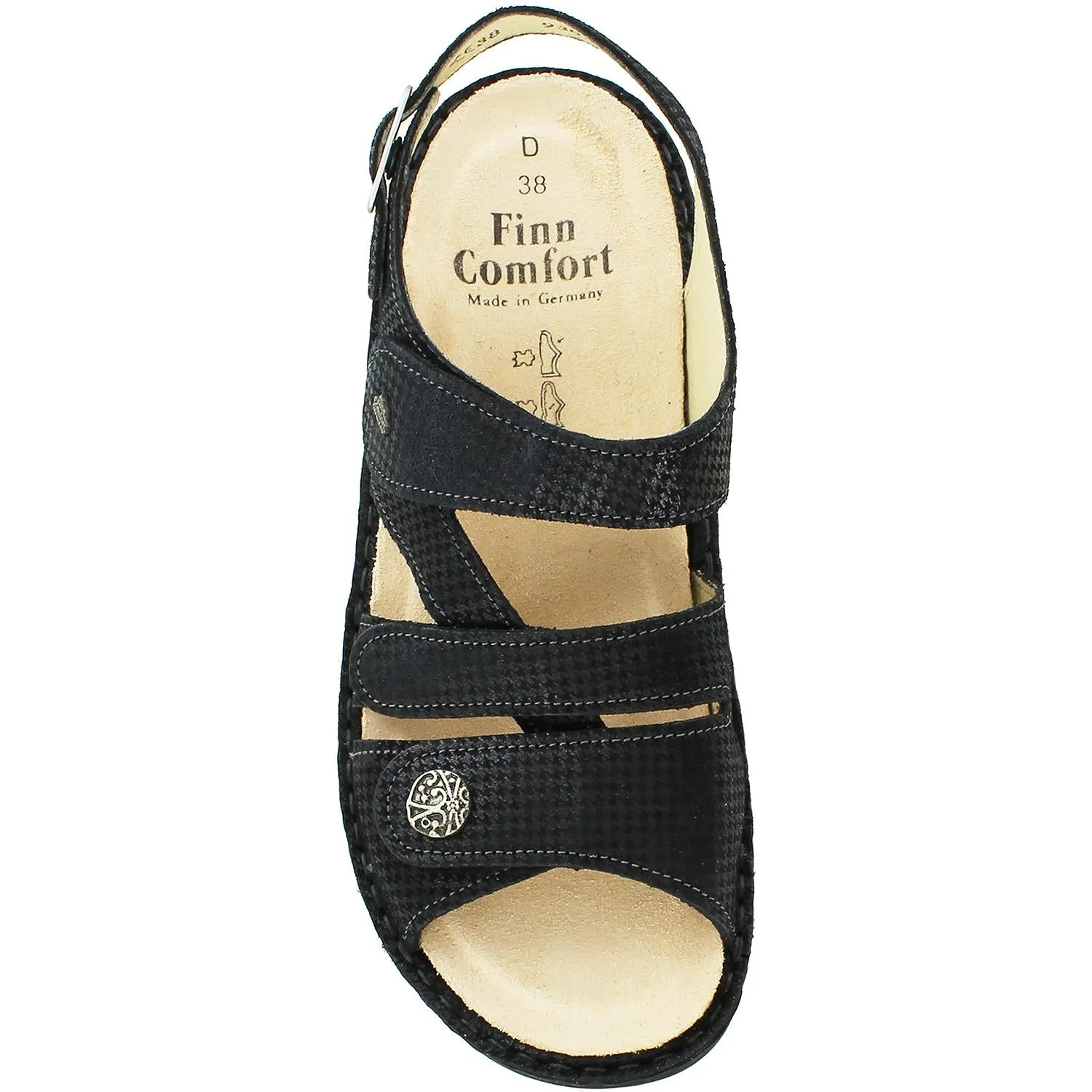Women's Finn Comfort Gomera Soft Black Hardy Leather