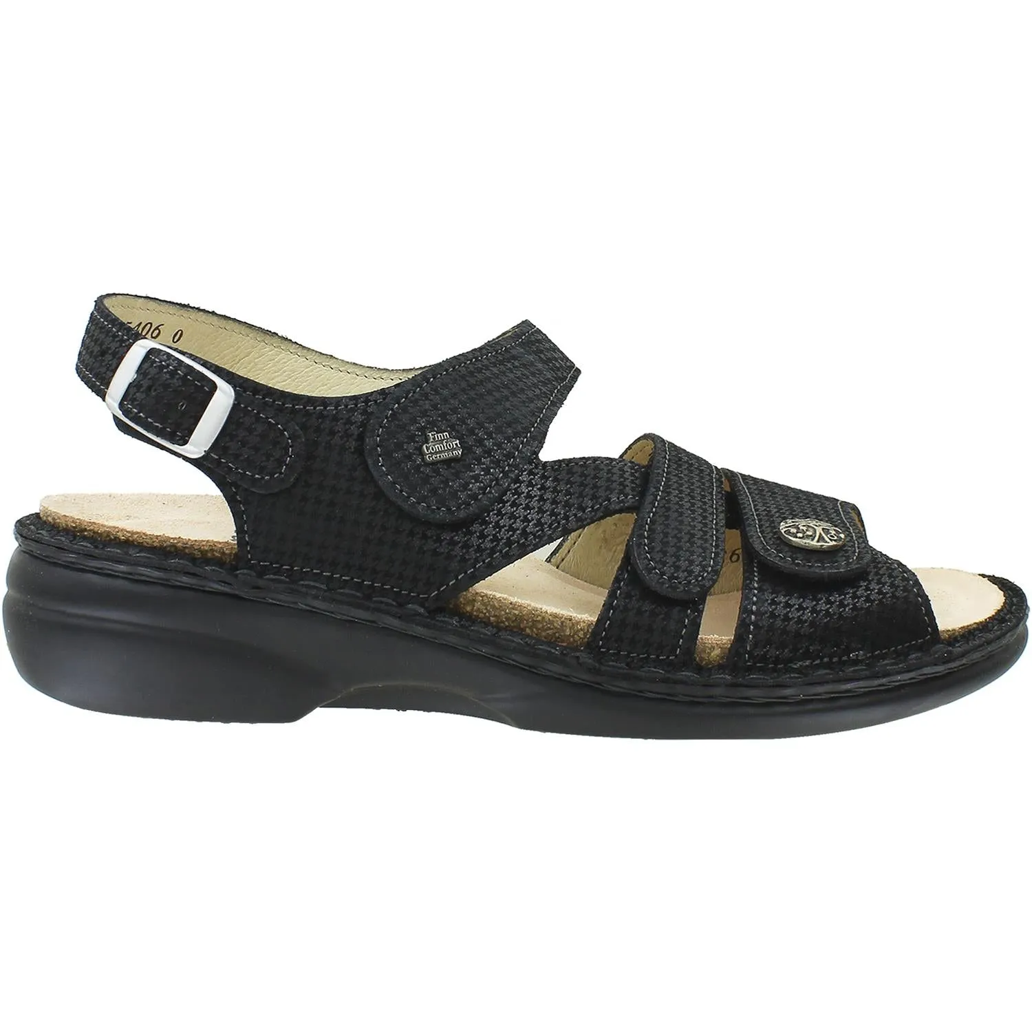 Women's Finn Comfort Gomera Soft Black Hardy Leather