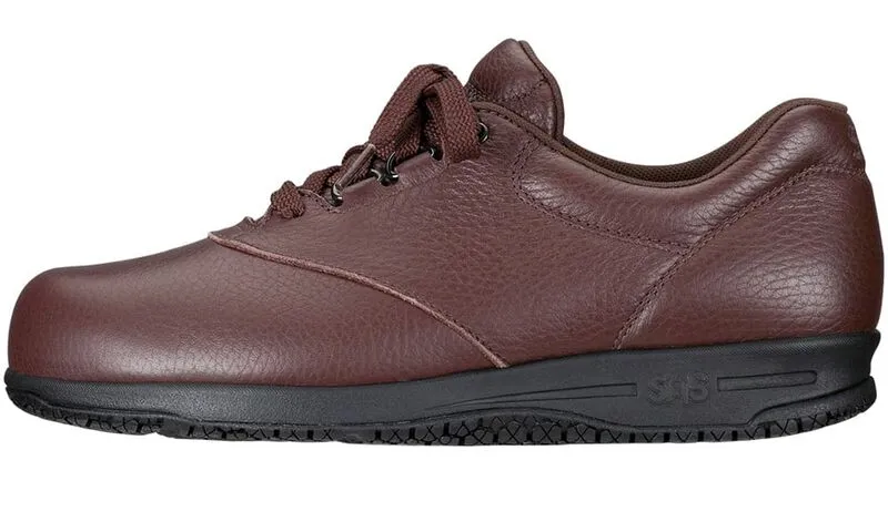 Women's Liberty Non Slip Lace Up Shoe in Brown