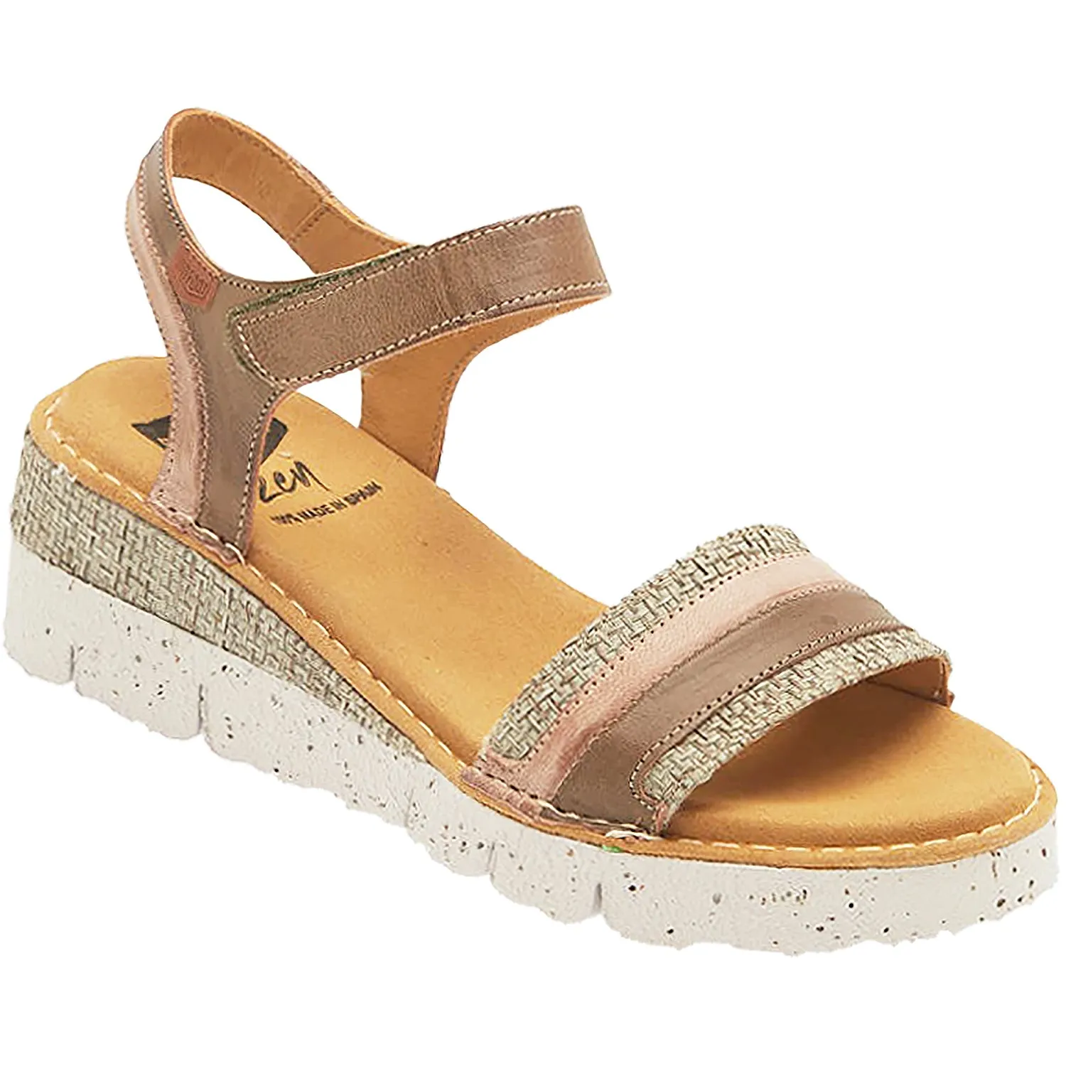Women's On Foot 531 Catalina Khaki Multi Leather