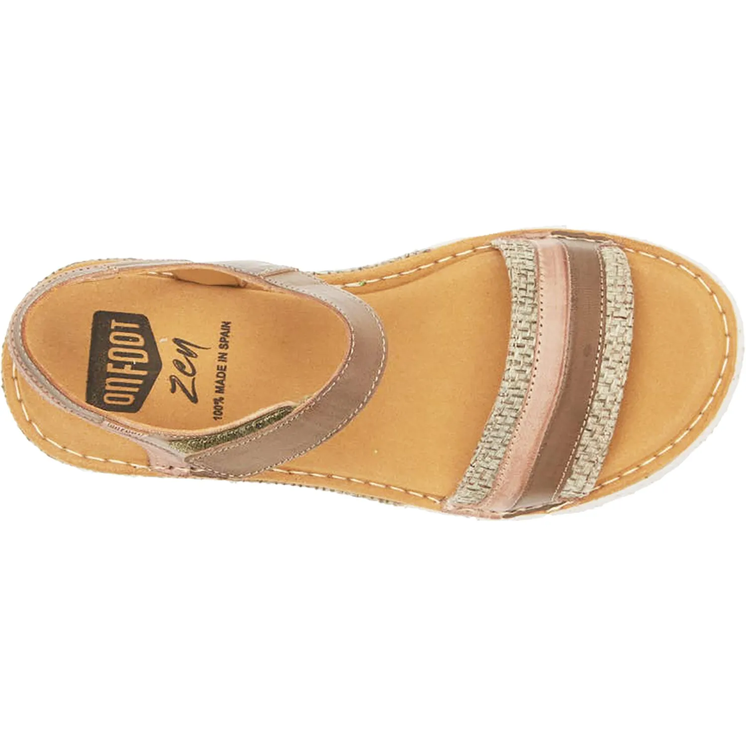 Women's On Foot 531 Catalina Khaki Multi Leather