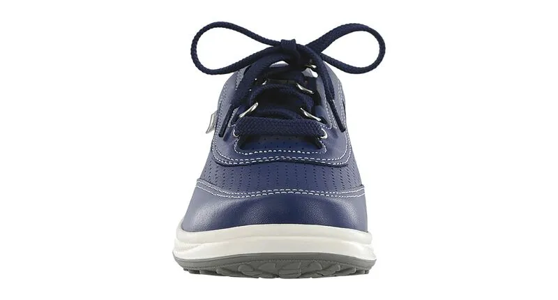 Women's Sporty Lux Lace Up Sneaker in Blue Perf