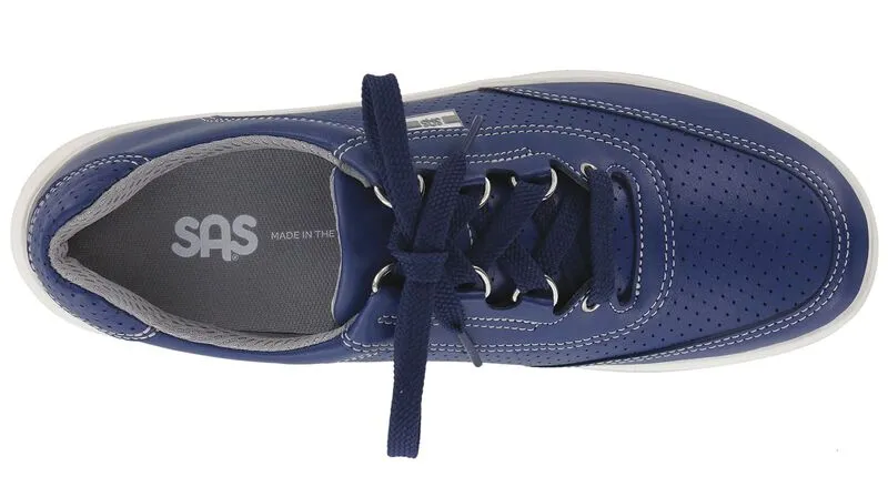 Women's Sporty Lux Lace Up Sneaker in Blue Perf