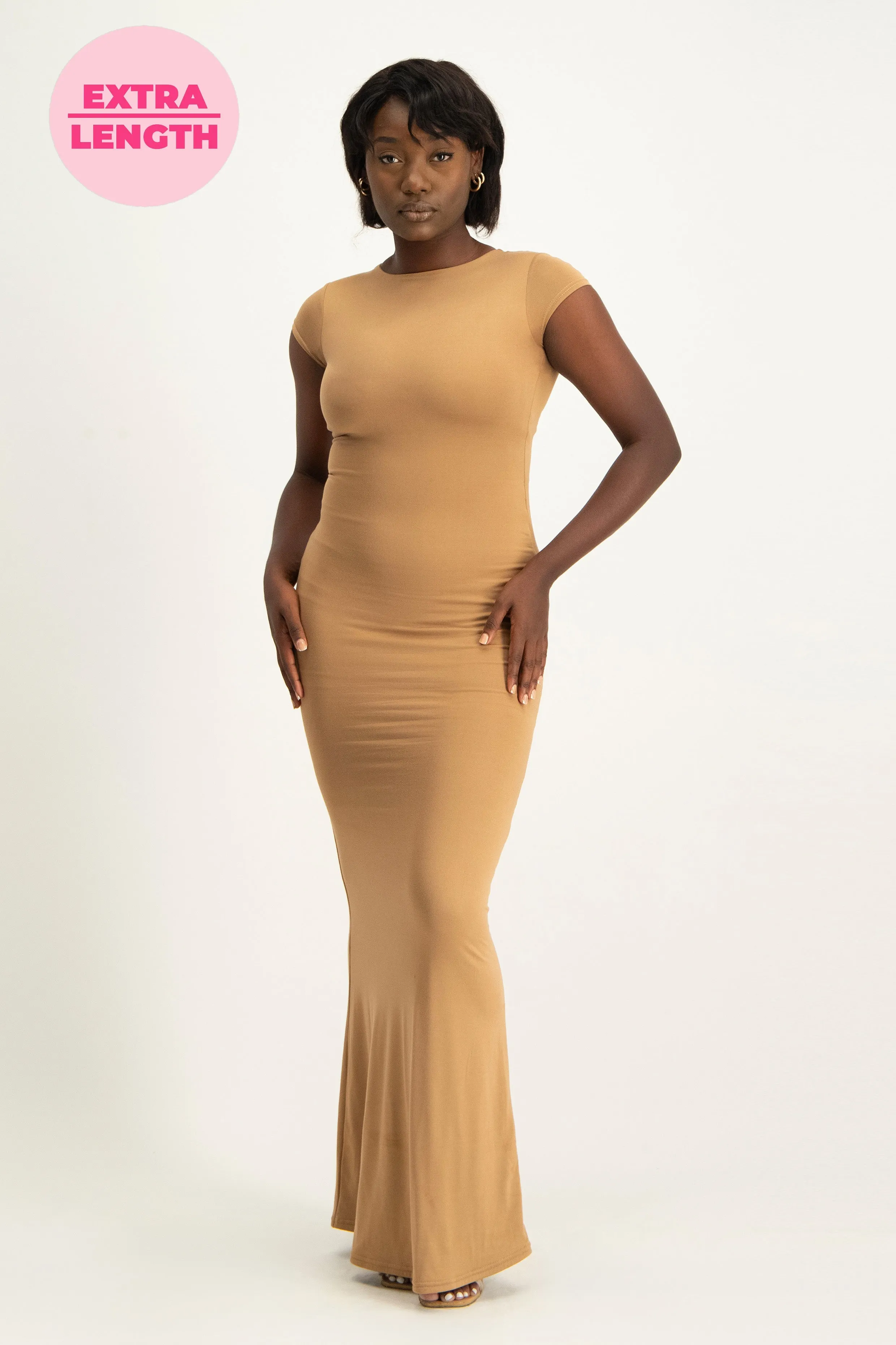XTRA LENGTH Cap Sleeve Lounge Dress