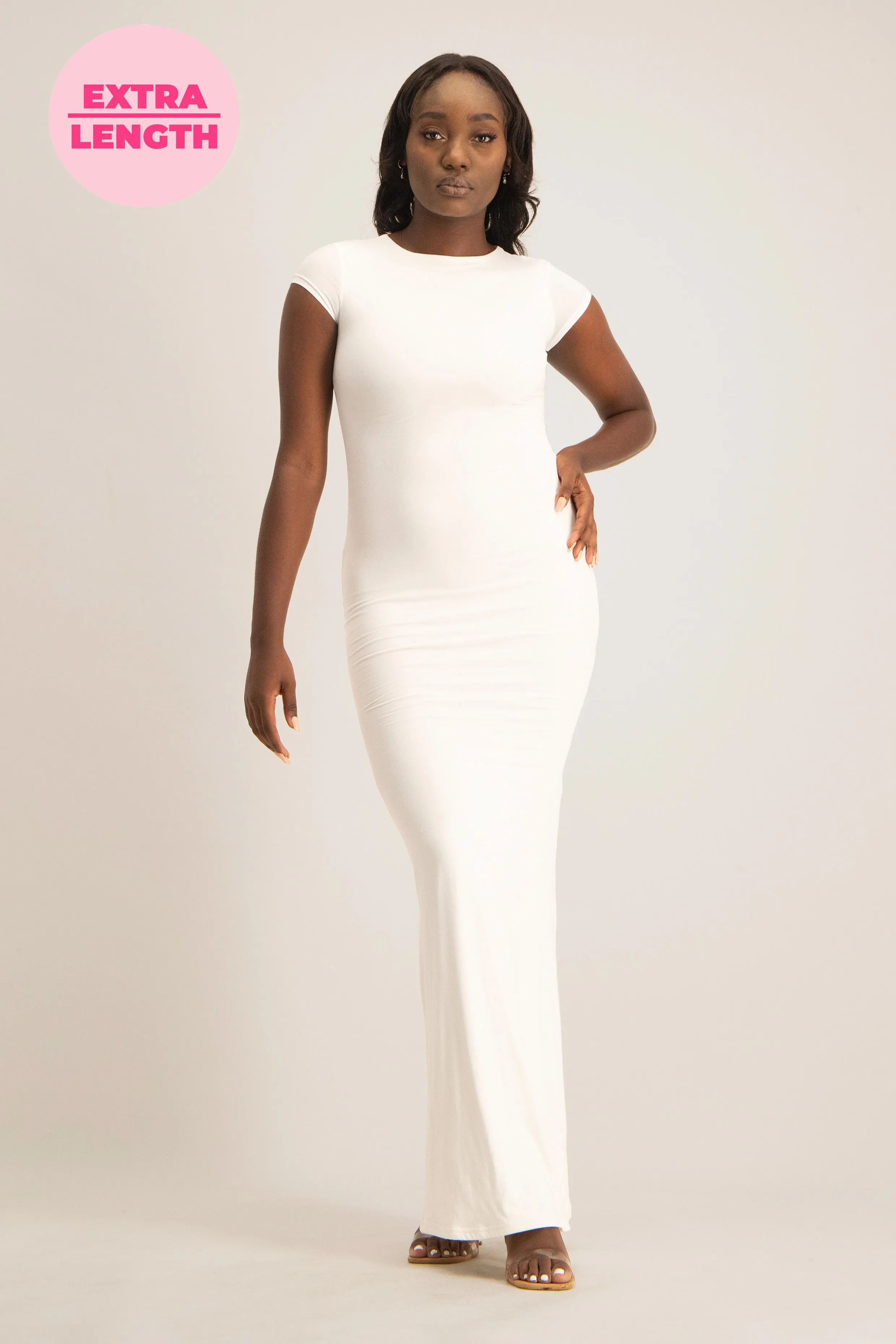 XTRA LENGTH Cap Sleeve Lounge Dress