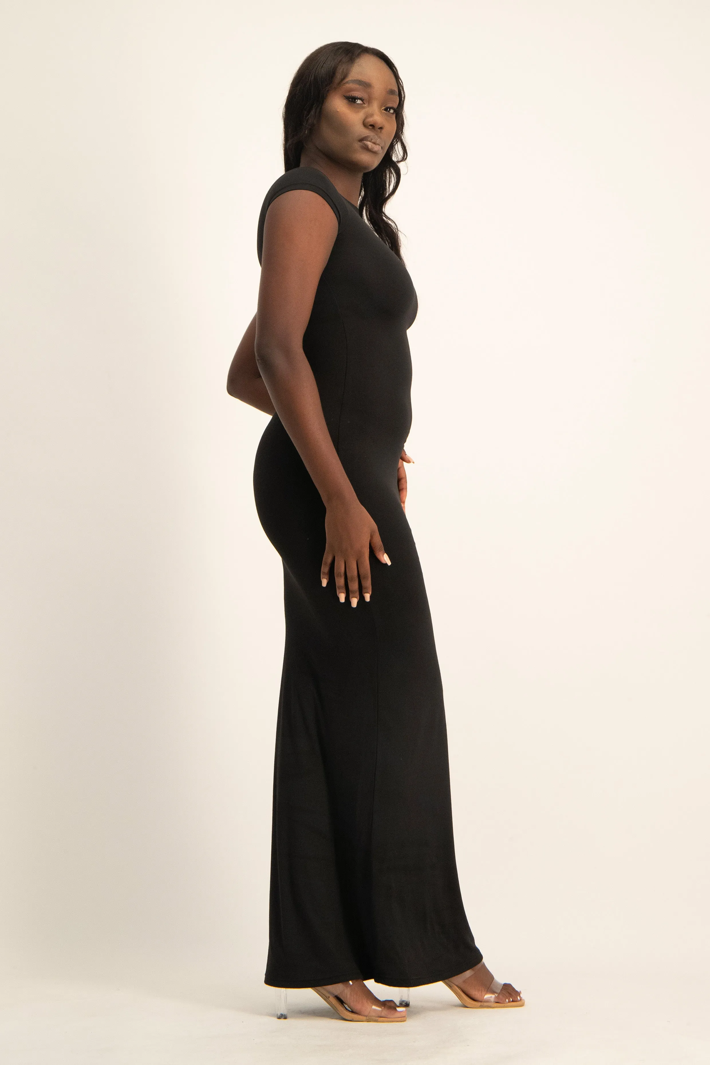 XTRA LENGTH Cap Sleeve Lounge Dress
