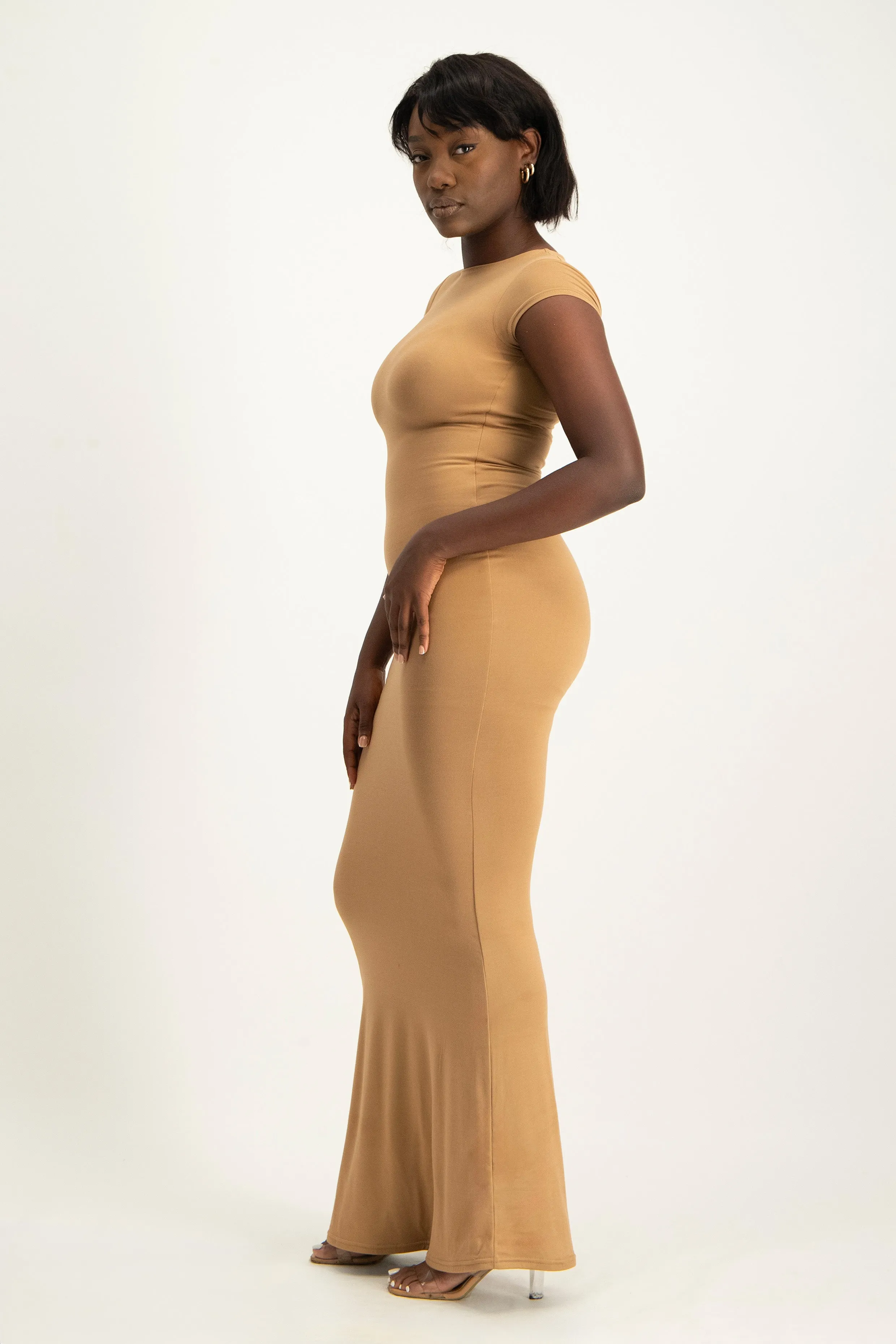 XTRA LENGTH Cap Sleeve Lounge Dress