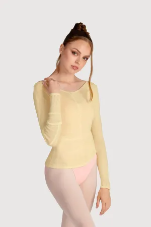 Z0105 - Bloch Kara Long Sleeve V Womens Top